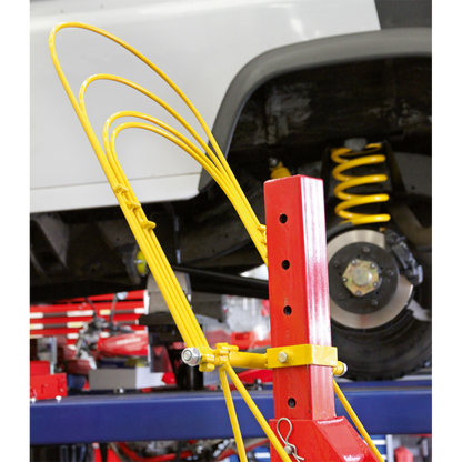 Coil Spring Compressor Restraint System