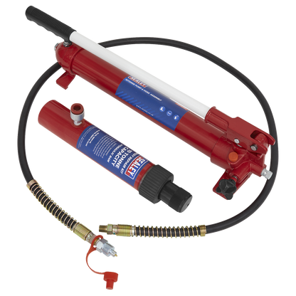 Snap Push Ram with Pump & Hose Assembly 10 Tonne
