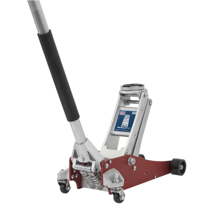 Premier Low Profile Aluminium Trolley Jack with Rocket Lift