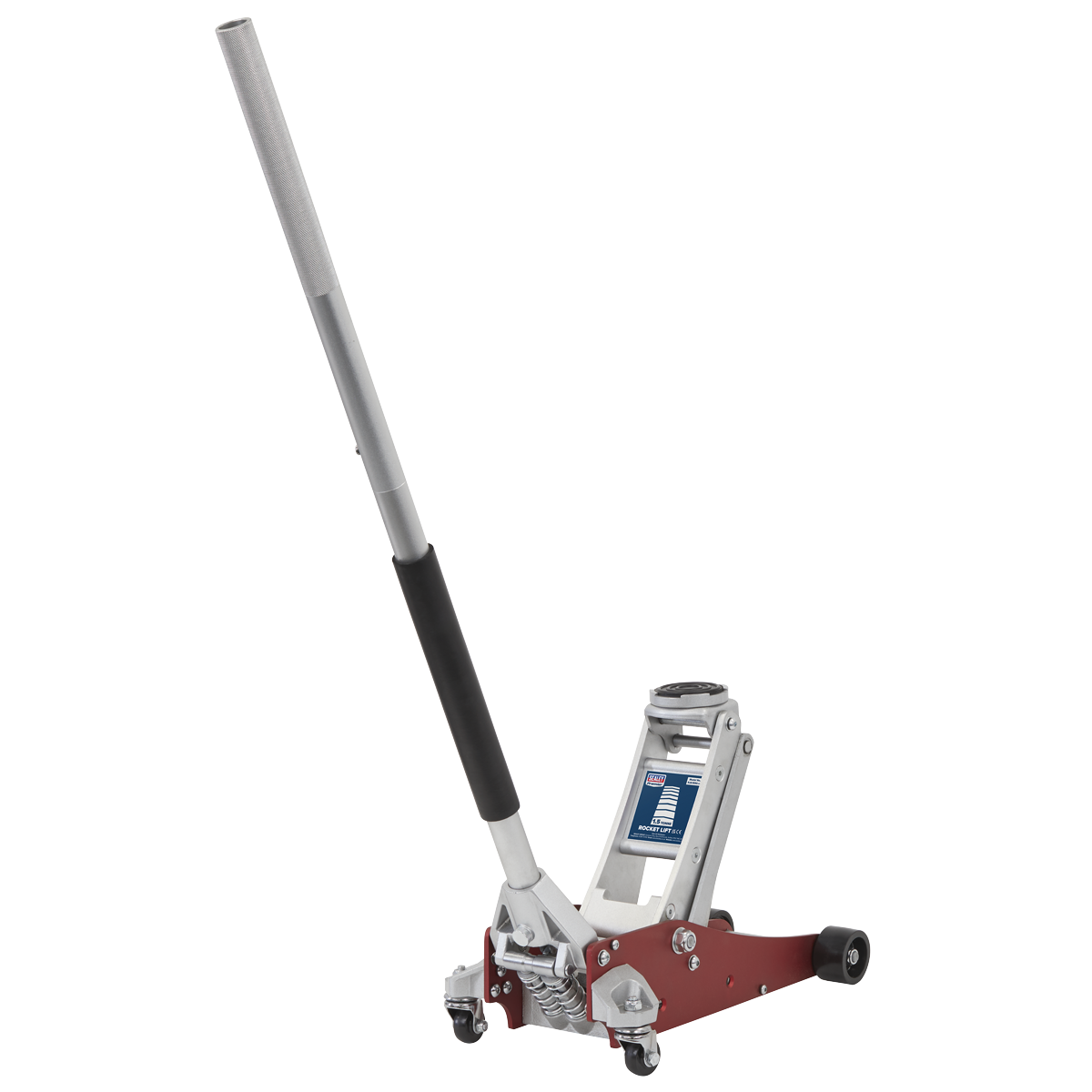 Premier Low Profile Aluminium Trolley Jack with Rocket Lift