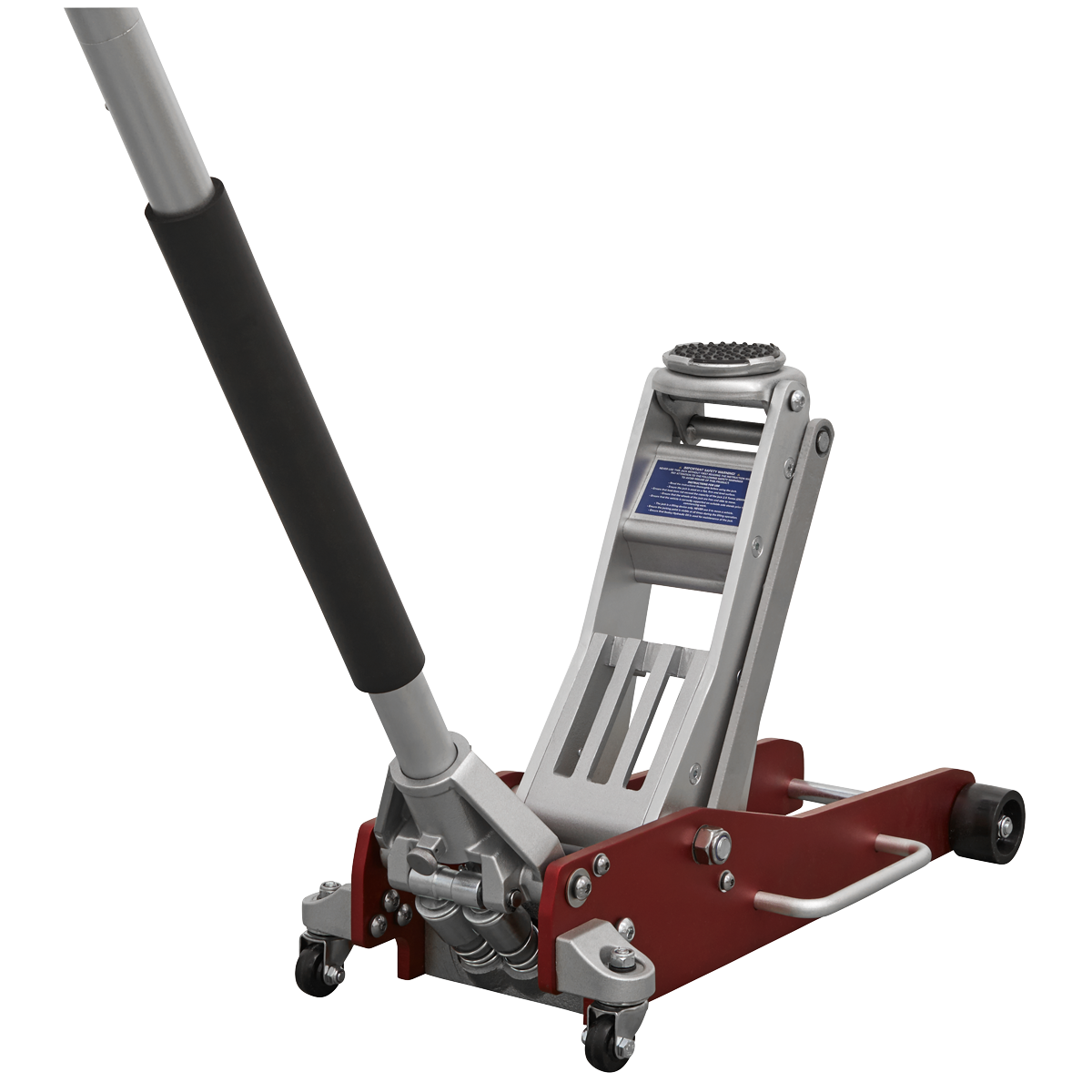Premier Low Profile Aluminium Trolley Jack with Rocket Lift
