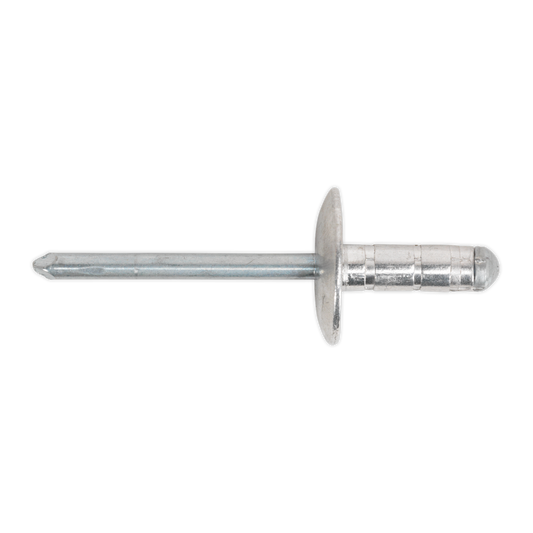 Aluminium Multi-Grip Large Flange Rivet - Pack of 200