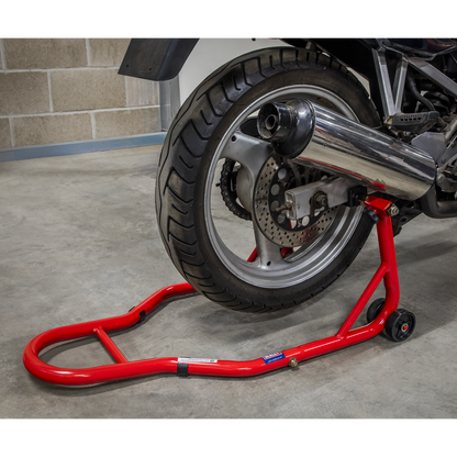 Universal Rear Paddock Stand with Rubber Supports