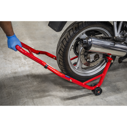 Universal Rear Paddock Stand with Rubber Supports