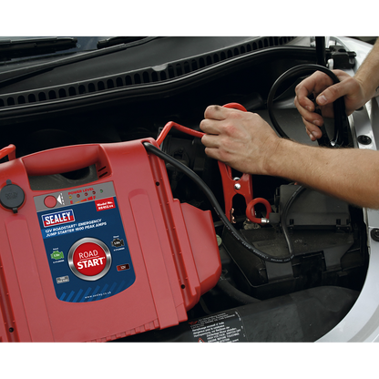 RoadStart® 12V Emergency Jump Starter 1600 Peak Amps