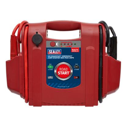 RoadStart® 12V Emergency Jump Starter 1600 Peak Amps