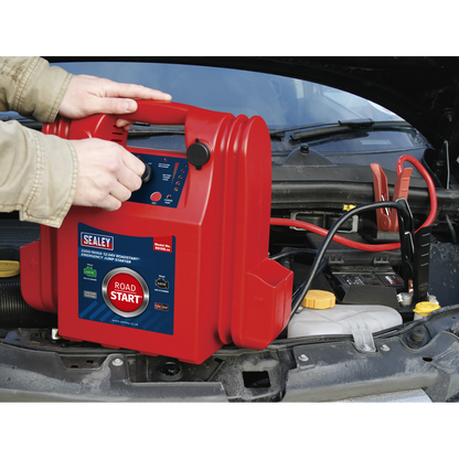 RoadStart® 12/24V Emergency Jump Starter 3200/1600 Peak Amps