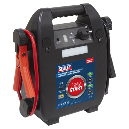 RoadStart® 12/24V Emergency 8-Cylinder Jump Starter 6L