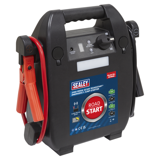 RoadStart® 12/24V Emergency 8-Cylinder Jump Starter 6L