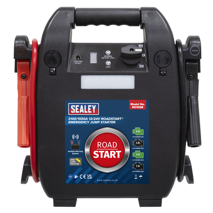 RoadStart® 12/24V Emergency 8-Cylinder Jump Starter 6L