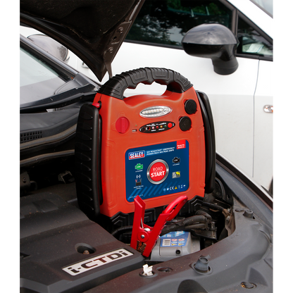 RoadStart® 12V Emergency Jump Starter 900 Peak Amps
