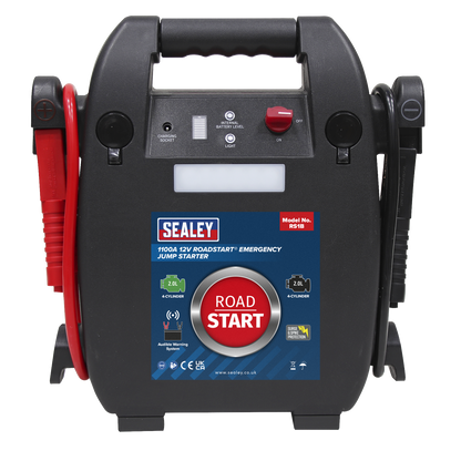 RoadStart® 12V Emergency 4-Cylinder Jump Starter 2L