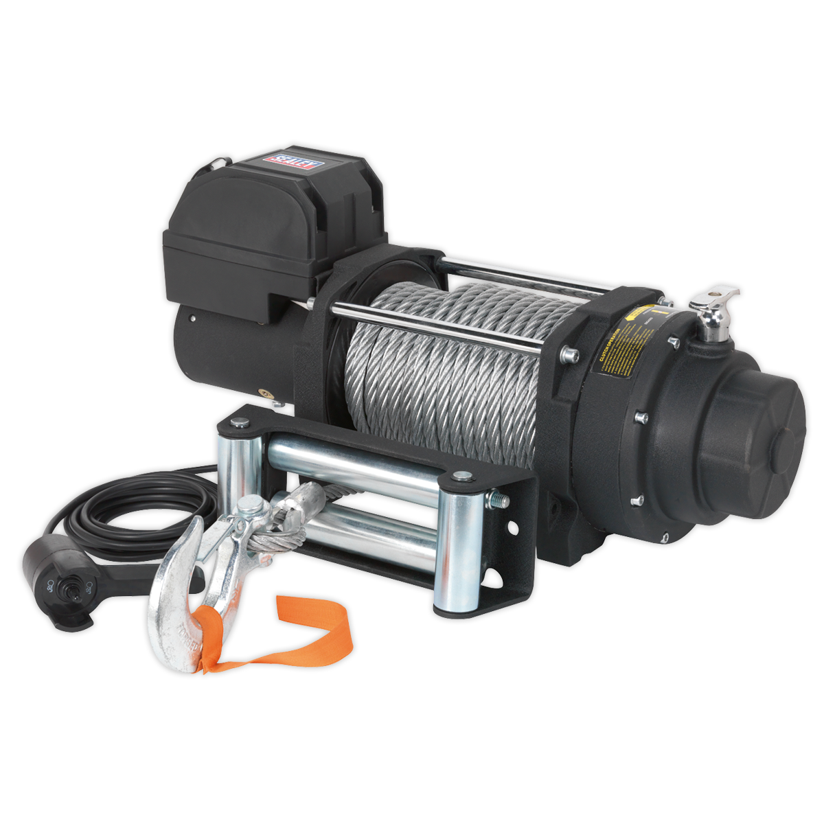 Premier Industrial Recovery Winch 8180kg (18000lb) Line Pull 12V