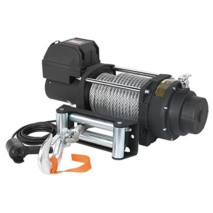 Premier Industrial Recovery Winch 8180kg (18000lb) Line Pull 12V