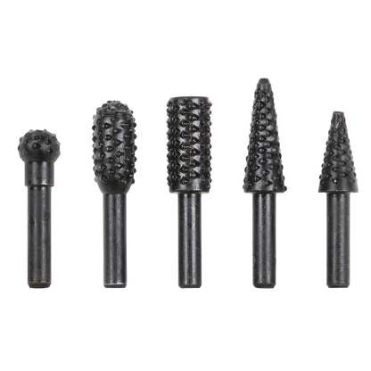 Rotary Burr Rasp Drill Bit Set 5pc