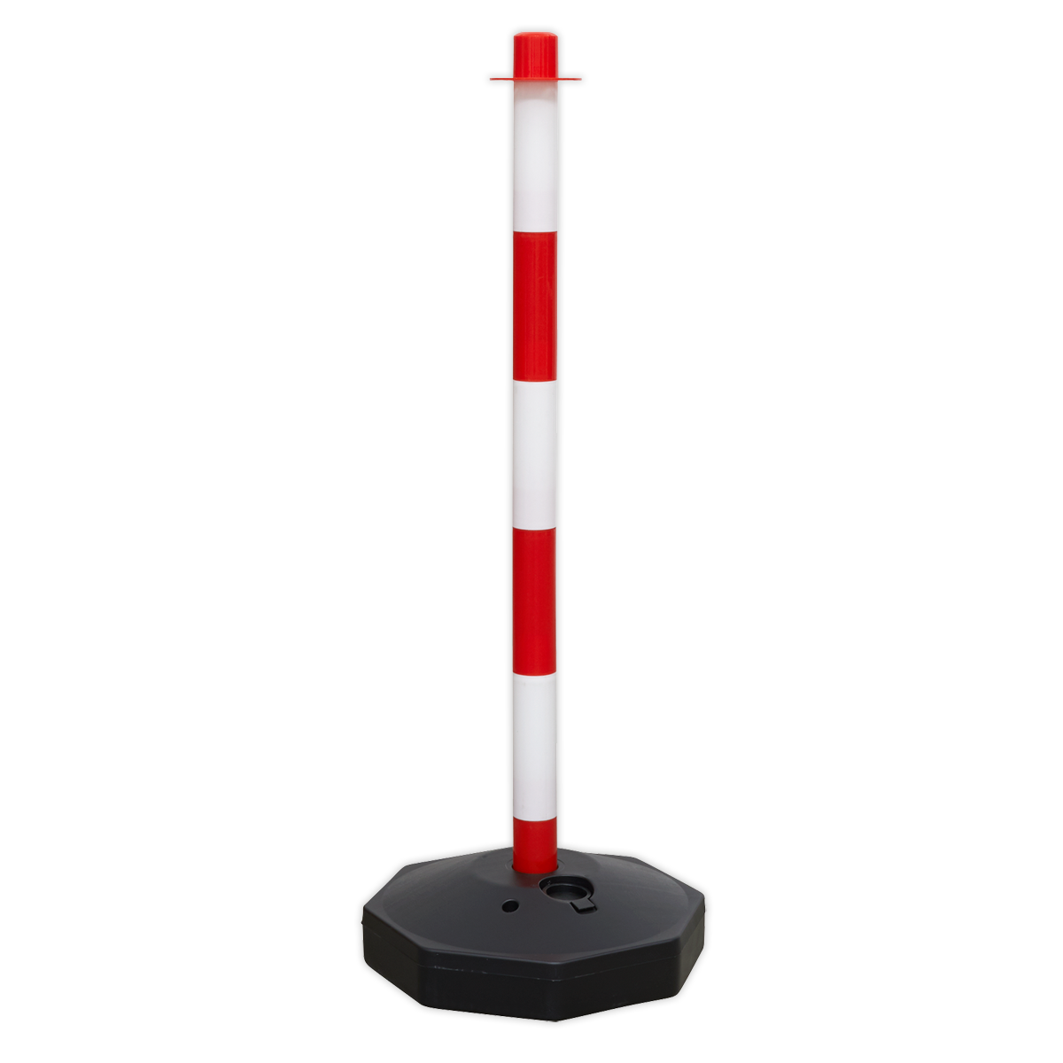 Red/White Post with Base
