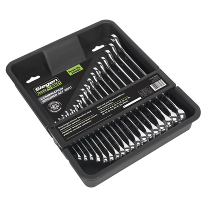 Siegen Combination Spanner Set 18pc