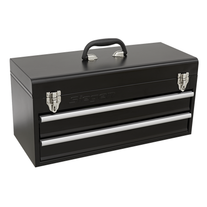 Siegen Portable Tool Chest 2 Drawer with Tool Kit 90pc