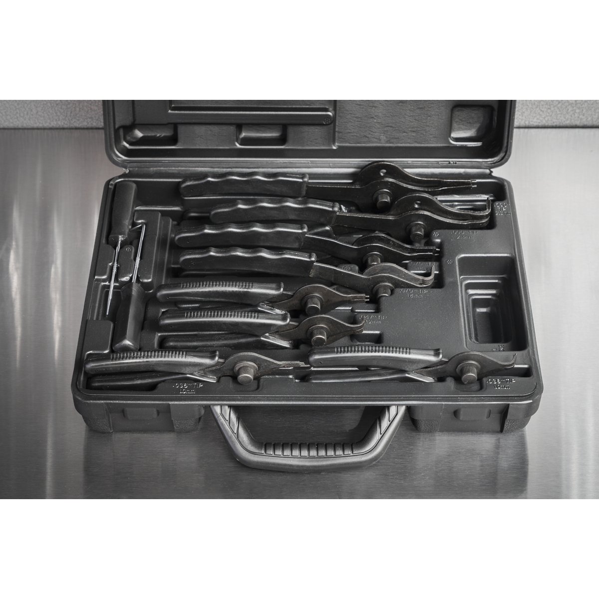 Siegen Internal/External Circlip Pliers Set 10pc