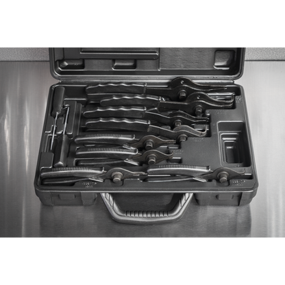 Siegen Internal/External Circlip Pliers Set 10pc