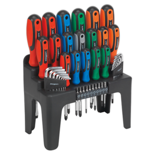 Siegen Screwdriver, Hex Key & Bit Set 44pc