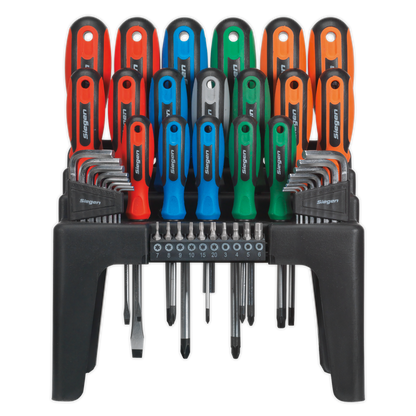 Siegen Screwdriver, Hex Key & Bit Set 44pc
