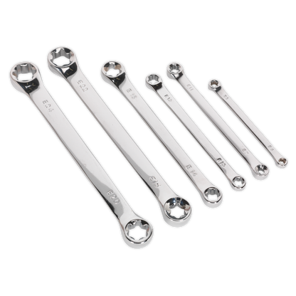 Siegen TRX-Star* Double End Spanner Set 6pc