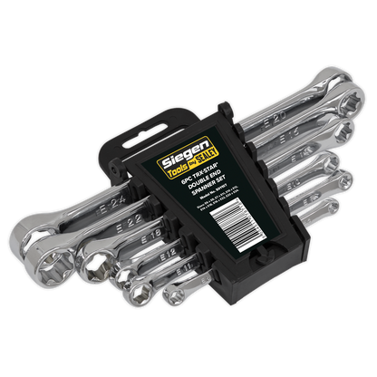 Siegen TRX-Star* Double End Spanner Set 6pc