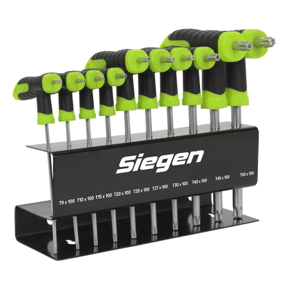 Siegen T-Handle TRX-Star* Key Set 10pc