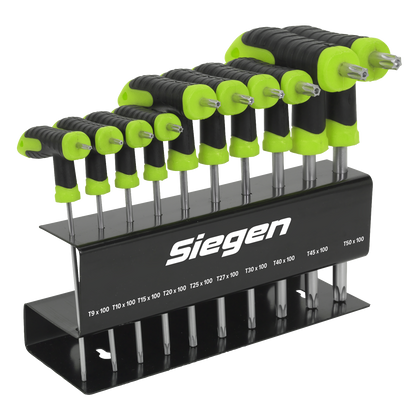 Siegen T-Handle TRX-Star* Key Set 10pc