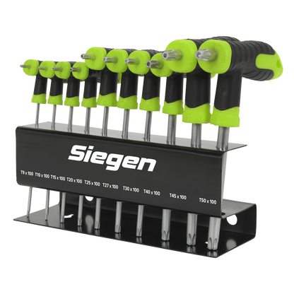 Siegen T-Handle TRX-Star* Key Set 10pc