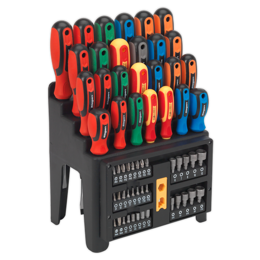 Siegen Screwdriver, Bit & Nut Driver Set 61pc
