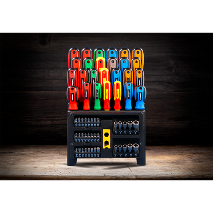 Siegen Screwdriver, Bit & Nut Driver Set 61pc