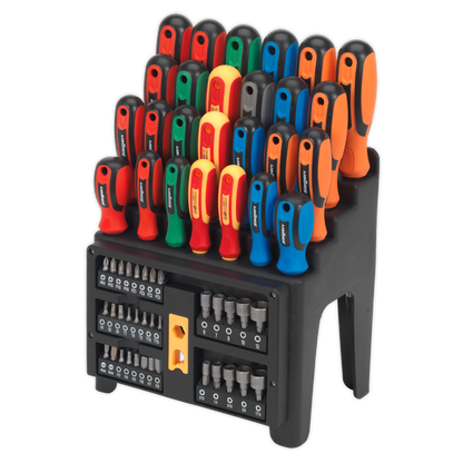 Siegen Screwdriver, Bit & Nut Driver Set 61pc