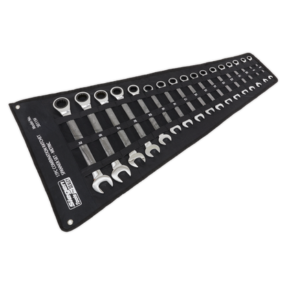 Siegen Combination Ratchet Spanner Set 17pc