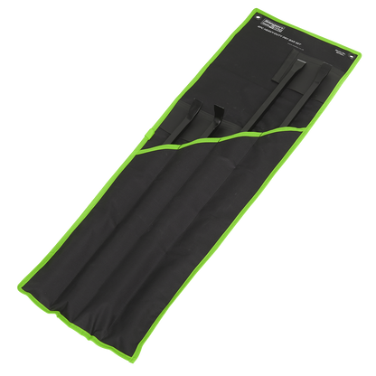 Heavy-Duty Pry Bar Set with Hammer Cap 4pc