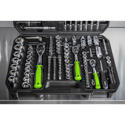 Siegen Socket Set 1/4", 3/8" & 1/2"Sq Drive 171pc
