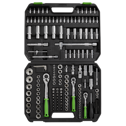 Siegen Socket Set 1/4", 3/8" & 1/2"Sq Drive 171pc