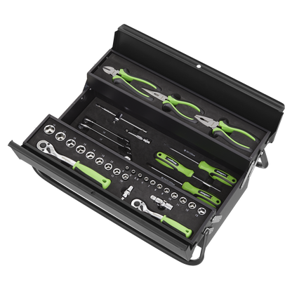 Siegen Cantilever Toolbox with Tool Kit 70pc