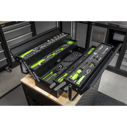 Siegen Cantilever Toolbox with Tool Kit 86pc