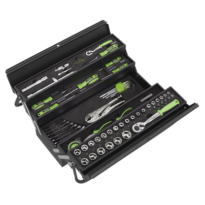 Siegen Cantilever Toolbox with Tool Kit 86pc