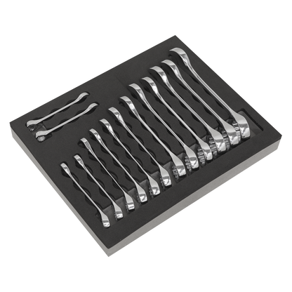 Siegen Stubby Combination Spanner Set 14pc
