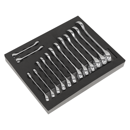 Siegen Stubby Combination Spanner Set 14pc