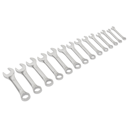 Siegen Stubby Combination Spanner Set 14pc