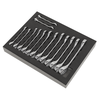 Siegen Stubby Combination Spanner Set 14pc