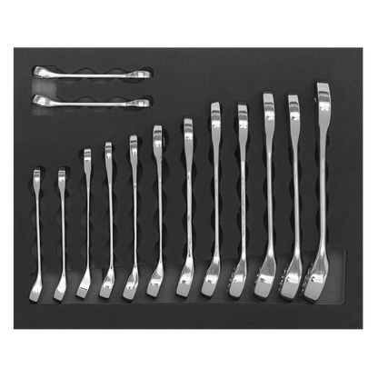 Siegen Stubby Combination Spanner Set 14pc
