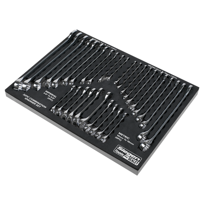Siegen Metric/Imperial Combination Spanner Set 32pc