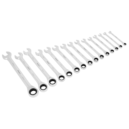 Siegen Combination Ratchet Spanner Set 15pc