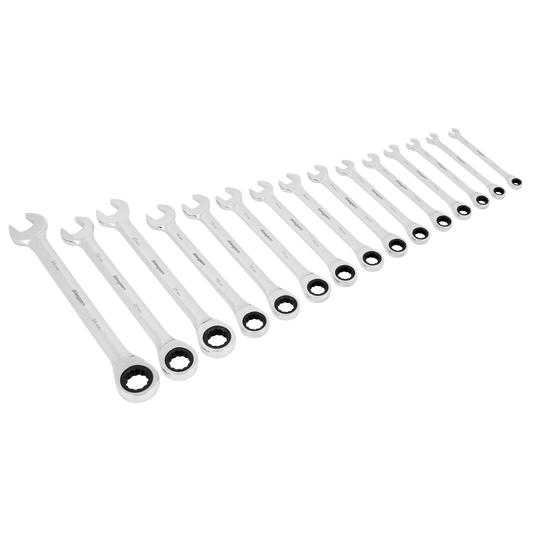 Siegen Combination Ratchet Spanner Set 15pc