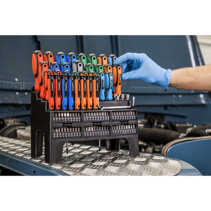 Siegen Screwdriver, Bit & Nut Driver Set 100pc
